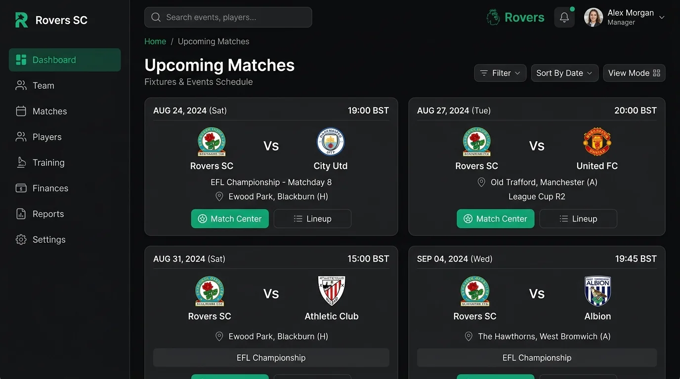 ROVERS Live Operations Desk & Scoring App preview
